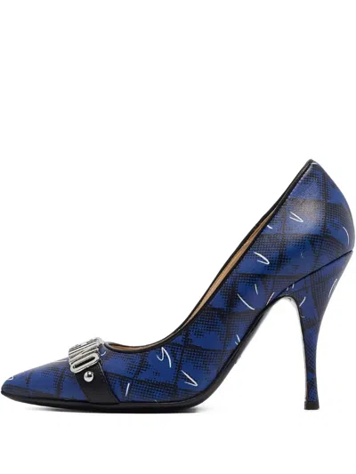 Pre-owned Moschino Leather Heeled Pumps