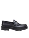 MOSCHINO MOSCHINO LEATHER LOAFERS
