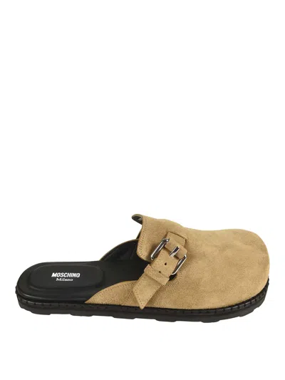 MOSCHINO CHINELAS - BLANCO