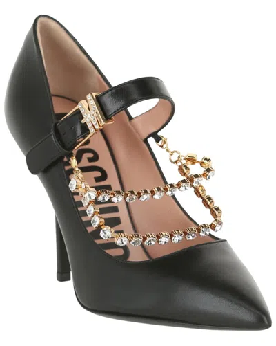 MOSCHINO MOSCHINO LEATHER PUMP