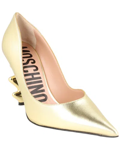 MOSCHINO MOSCHINO LEATHER PUMP