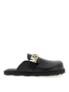 Moschino Couture Couture Sabo With Logo Lettering In Black