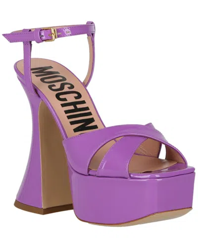MOSCHINO MOSCHINO LEATHER SANDAL