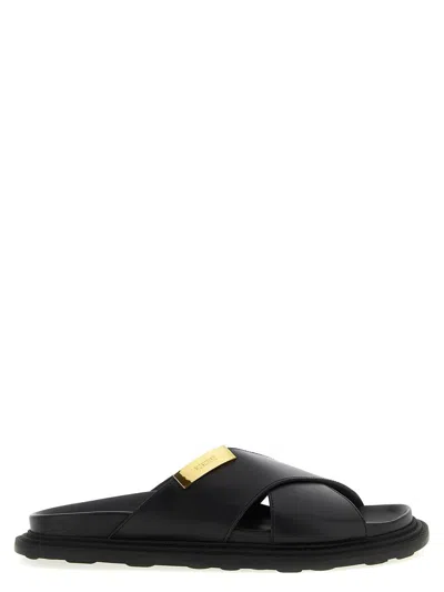 MOSCHINO MOSCHINO LEATHER SANDALS
