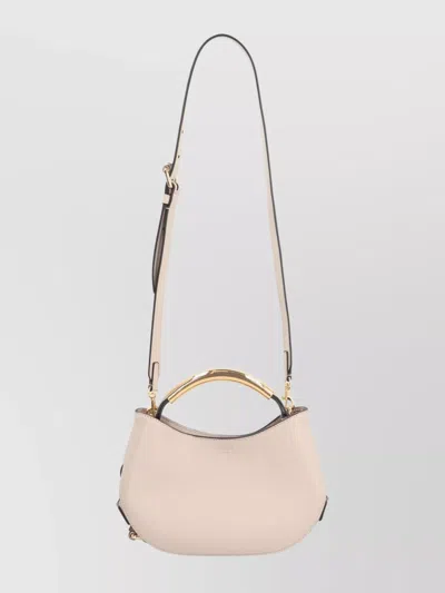 Moschino Leather Shoulder Bag Adjustable Strap