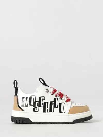 Moschino Sneakers Kids Color Multicolor In Animal Print