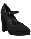 Moschino Logo Jacquard Mary Jane Pumps