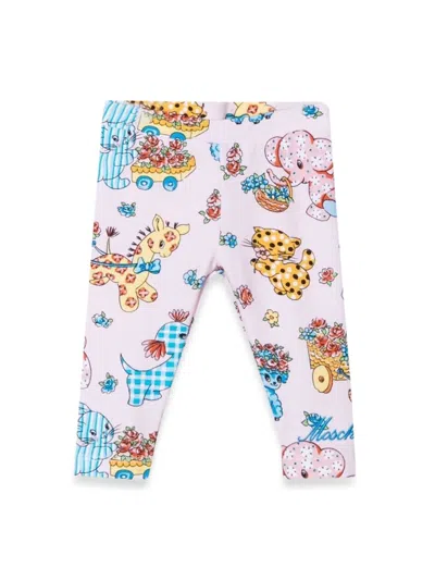 Moschino Babies' Leggins In Pink