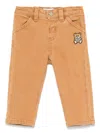 Moschino Leo Teddy Jeans In Brown