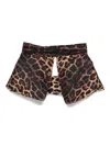 Moschino Leopard-print Tie In Animal Print