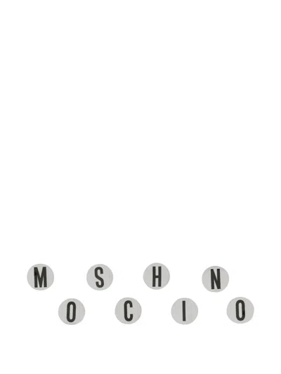 Moschino Letter Pins In Silver