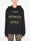 Moschino Couture Gilt Without Guilt Sweatshirt In Black
