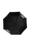 Moschino Lettering Umbrella In Black