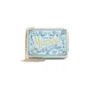 Moschino Square Shape Chain Shoulder Bag In Blue