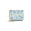 Moschino Square Shape Chain Shoulder Bag In Blue