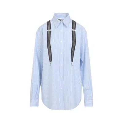 MOSCHINO MOSCHINO LIGHT BLUE COTTON SHIRT