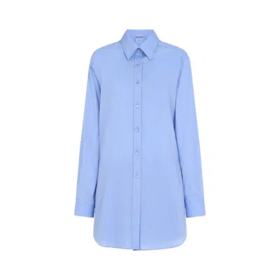 MOSCHINO LIGHT BLUE COTTON SHIRT