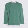 Moschino Cable Knit Crewneck Sweater