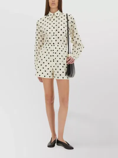 Moschino Lightweight Polka Dot Relaxed Fit Shorts