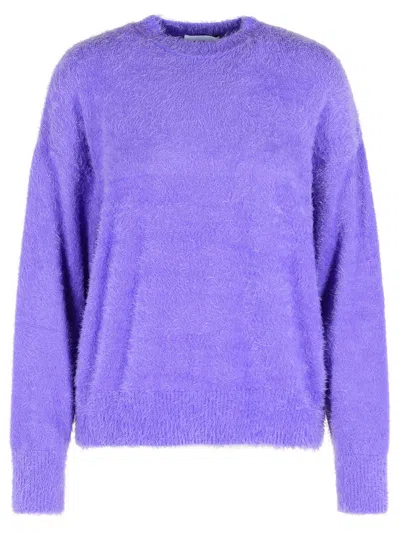 Moschino Jeans Lilac Polyamide Sweater In Purple