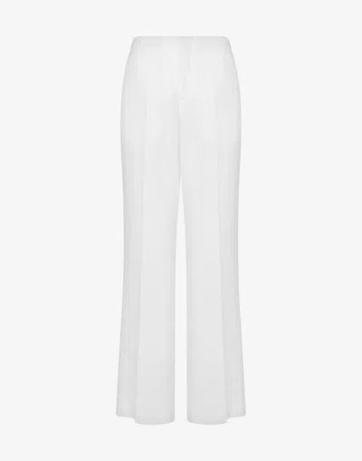 Moschino Linen Pants In White