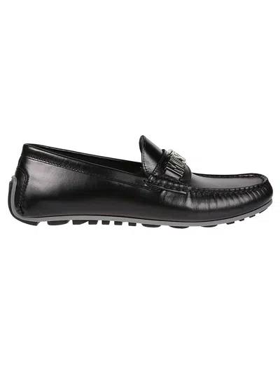 Moschino Loafers In Black