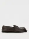 Moschino Mocassino  Couture In Pelle In Brown