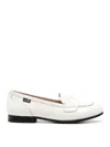 MOSCHINO LOAFERS WITH LOGO DETAIL
