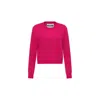 Moschino Couture Fuchsia Viscose Sweater In Pink