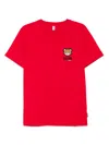 Moschino Logo-appliqué T-shirt In 红色