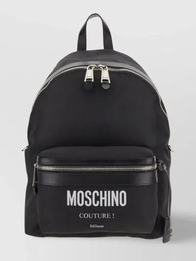 Moschino Logo Backpack Adjustable Straps