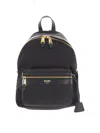 Moschino Logo Backpack In Gray