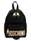 Moschino Women's Quilted Nylon Backpack In Black