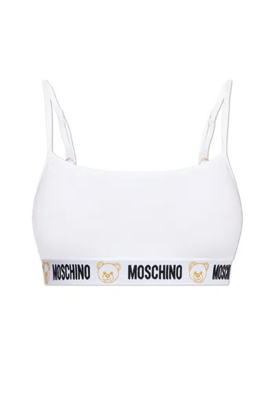 Moschino Teddy Bear Bra In White