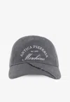 Moschino Logo Baseball Cap In Gray