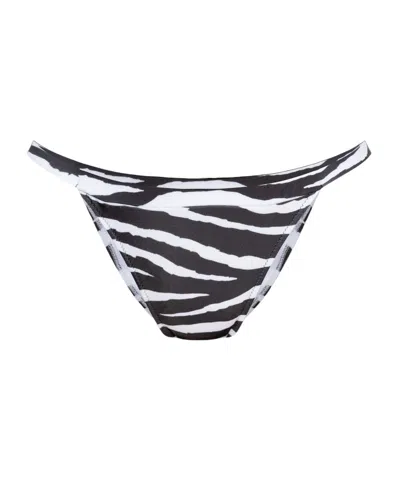 Moschino Logo Bikini Swimsuit In Black