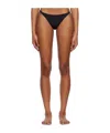 Moschino Logo Bikini Swimsuit In Brown