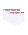 Moschino Logo Boxers In White