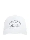 Moschino Logo-printed Curved Peak Cap In White