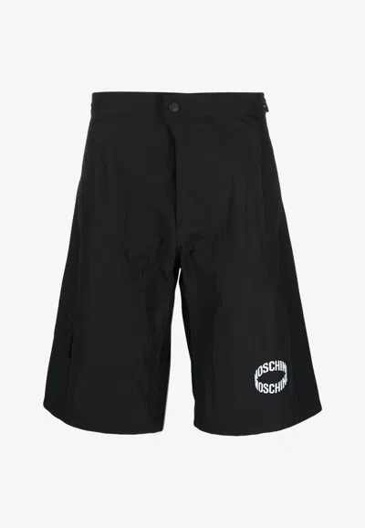 Moschino Logo Cargo Shorts