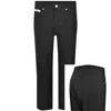 Moschino Logo Chino Trousers Black In Black