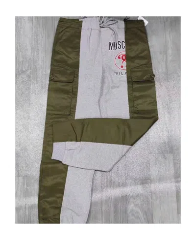 Moschino Logo Collision Sweatpants In Gray