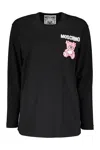 Moschino Couture Long Sleeve T-shirt In Black