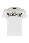 Moschino Crew Neck Short Sleeves T-shirts In White