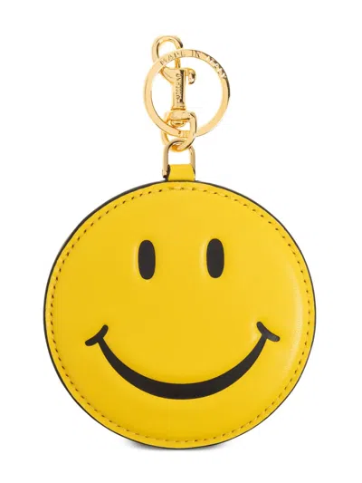 MOSCHINO LOGO-DEBOSSED KEYCHAIN