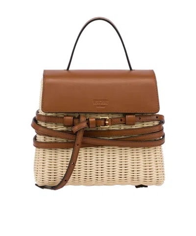 Moschino Wood Tote Bag