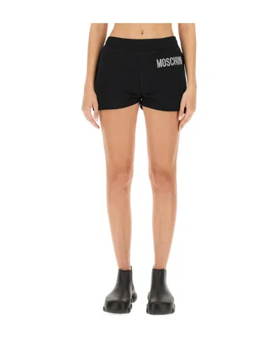 MOSCHINO LOGO DECORATIVE SHORTS