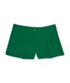 Moschino Logo Detail Shorts In Green