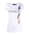 Moschino Logo Detail T-shirt In White