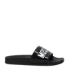 Moschino Logo Detailed Pool Slides
